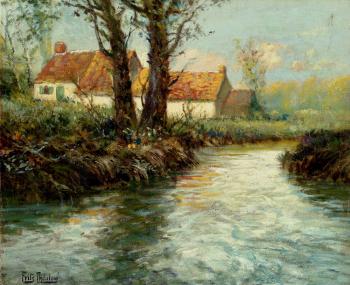 Frits Thaulow : House By The River